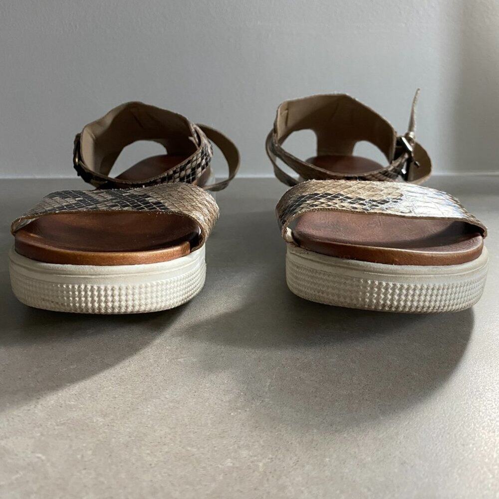 MIA Melvina Faux Snakeskin Strappy Sandal sz 9 - Picture 6 of 9
